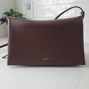 WANDLER Brown Leather Uma Shoulder Crossbody hand bag NWOT